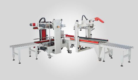 EXC-308A + EXC-310A Automatic corners shaped sealing machine